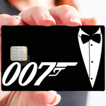 Bond 007 - bank card sticker