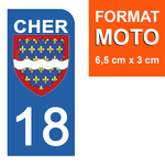 18 CHER - License plate stickers, available for CAR and MOTORCYCLE