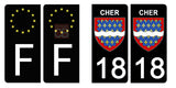 18 CHER - License plate stickers, available for CAR and MOTORCYCLE