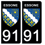 91 ESSONE - Stickers pour plaque d'immatriculation, disponible pour AUTO et MOTO