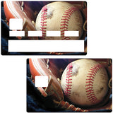 Baseball - credit card sticker, 2 credit card sizes available