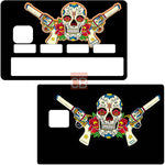 Catarina Calavera, la santa muorte, black- sticker pour carte bancaire