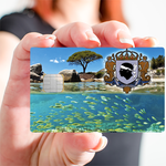 Corse, eEntre terre et mer - sticker pour carte bancaire, 2 formats de carte bancaire disponibles