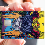 100 Euros - credit card sticker, 2 credit card formats available