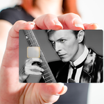 Tribute to David Bowie - sticker pour carte bancaire, 2 formats de carte bancaire disponibles
