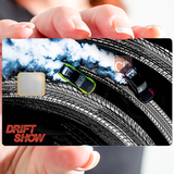 Drift Show - credit card sticker, 2 credit card sizes available