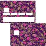 Fleurette- sticker for credit card, 2 credit card formats available