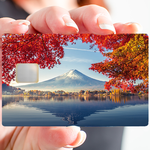 Mount Fujiyama- credit card sticker, 2 credit card formats available