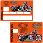 Tribute KNUCKLEHEAD 1947, édition limitée 100 ex ( fanart) - sticker pour carte bancaire, 2 formats de carte bancaire disponibles