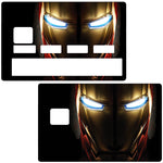 Tribute to Iron Man - credit card sticker, 2 credit card sizes available