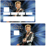 Tribute to Johnny Hallyday, edit. limitée 300 ex - sticker pour carte bancaire, 2 formats de carte bancaire disponibles