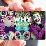 Le JOKER - sticker pour carte bancaire, 2 formats de carte bancaire disponibles