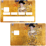 Adele Bloch-Bauer by Gustav Klimt- credit card sticker, 2 credit card sizes available