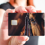 Horse- credit card sticker, 2 credit card formats available