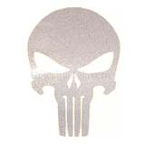 2 Stickers, Skull, Rétro-Réfléchissants pour Casques, Moto, vélo, trottinette