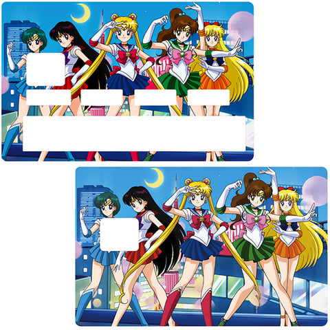 Tribute to Sailor Moon, édition limitée 100 ex (fanart)- sticker pour carte bancaire, 2 formats de carte bancaire disponibles