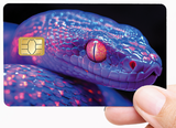 Snake - Bank Card Sticker, US Size