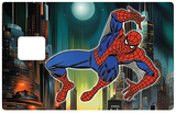 Tribute to SPIDERMAN, édition limitée 100 ex - sticker pour carte bancaire, format US