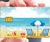 100 Euros - credit card sticker, 2 credit card formats available