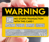 100 Euros - credit card sticker, 2 credit card formats available