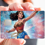 Tribute to Wonder Woman NTM - credit card sticker, 2 credit card sizes available