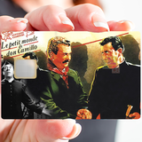 Don Camillo, limited edition of 100 credit card stickers, 2 credit card formats available