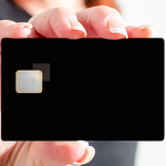 Black card - sticker for bank card, US format