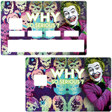 Le JOKER - sticker pour carte bancaire, 2 formats de carte bancaire disponibles