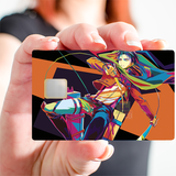 Manga Boy (fanart) - sticker for bank card, 2 bank card formats available