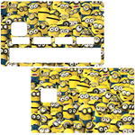 Minions en vrac - sticker pour carte bancaire, 2 formats de carte bancaire disponibles