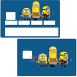 Tribute to Minions Stupides - sticker pour carte bancaire, 2 formats de carte bancaire disponibles