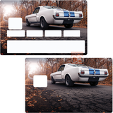 MUSCLE CAR - credit card sticker, 2 credit card formats available