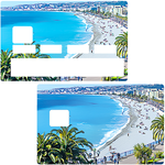 NICE, la baie des Anges - credit card sticker, 2 credit card formats available