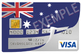 Australian symbol - bank card sticker