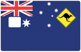 Australian symbol - bank card sticker