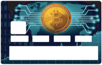 Bitcoins - Credit Card Stickers