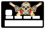 Catarina Calavera, la santa muorte, black- credit card sticker