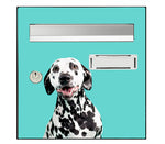 Sticker pour boîte aux lettres, chien Tête de Dalmatien