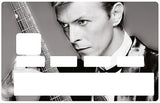 Tribute to David Bowie - sticker pour carte bancaire, 2 formats de carte bancaire disponibles