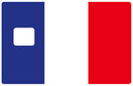 Drapeau Français- sticker pour carte bancaire, 2 formats de carte bancaire disponibles