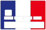 Drapeau Français- sticker pour carte bancaire, 2 formats de carte bancaire disponibles