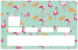 Les Flamants roses - sticker pour carte bancaire, 2 formats de carte bancaire disponibles