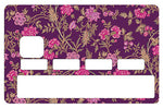 Fleurette- sticker pour carte bancaire, 2 formats de carte bancaire disponibles