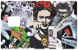 FRIDA WALL- sticker pour carte bancaire, format US