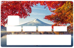 Mount Fujiyama- credit card sticker, 2 credit card formats available