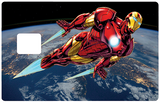 Tribute to IRON MAN original - credit card sticker, 2 credit card sizes available