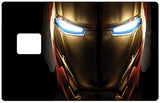 Tribute to Iron Man - sticker pour carte bancaire, 2 formats de carte bancaire disponibles