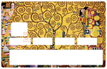 Klimt, l'arbre de vie - sticker pour carte bancaire, 2 formats de carte bancaire disponibles
