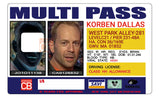 KORBEN Multi Pass - credit card sticker