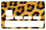 Leopard - credit card sticker, 2 credit card formats available